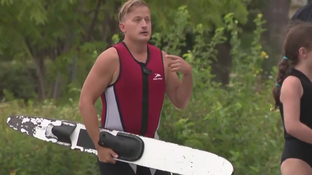 FOX6 Bill Miston out in the water